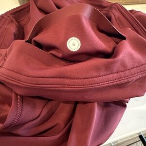 lululemon athletica Burgundy/wine Leggings